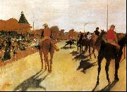 Edgar Degas Horses Before the Stands Spain oil painting artist